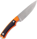 Buck Alpha Guide Select Orange GFN & Black 420HC Drop Point Fixed Blade Knife 663ORS
