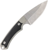 Buck Alpha Hunter Select Gray GFN & Black 420HC Drop Point Fixed Blade Knife 664GYS