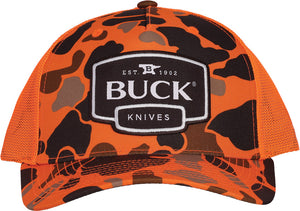 Buck Duck Camo Blaze Orange Hat 89179