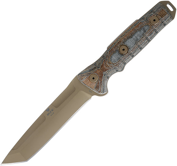 Buck GCK Tanto Tan Fixed Blade Knife 893brs1