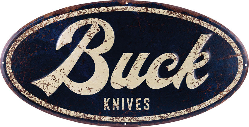 Buck Knives Tin Tacker Sign - Thumbnail 2