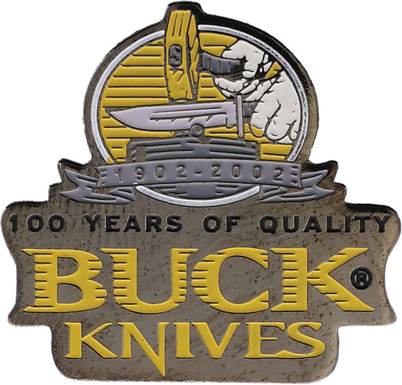 Buck 100 Years Of Quality 1902-2002 Lapel Hat Pin UPIN