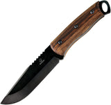 BEAVERCRAFT Dusk Bushcraft Walnut Wood 1066 Carbon Steel Fixed Blade Knife RBSH4