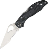 Byrd Meadowlark 2 Lockback Gray FRN Folding 8Cr13MoV Pocket Knife 04PSGY2