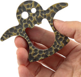 Kansept Knives Flaschenöffner Geist Ghost Gold Sculpted Titanium Bottler Opener C009A3