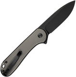 Civivi Elementum II Button Lock Gray Aluminum Folding Nitro-V Pocket Knife 18062PD1