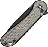 Civivi Elementum II Button Lock Gray Aluminum Folding Nitro-V Pocket Knife 18062PD1