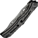 Civivi Biophase Button Lock Gray Aluminum & Carbon Fiber Folding Nitro-V Knife 23083CDS1