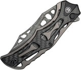 Civivi Biophase Button Lock Gray Aluminum & Carbon Fiber Folding Nitro-V Knife 23083CDS1