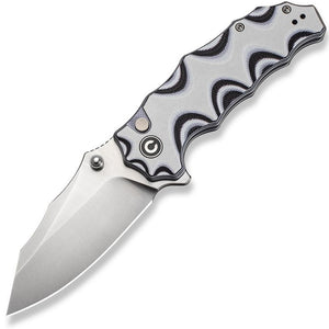 Civivi Natterjack Button Lock White & Black G10 Folding 14C28N Pocket Knife 240283