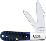 Case Cutlery Barlow Rogers Corn Cob Blue Bone Folding Pocket Knife 06894
