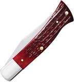 Case Cutlery Axe Handle Old Red Jigged Bone Folding Stainless Pocket Knife 10299