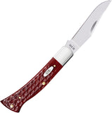 Case Cutlery Axe Handle Old Red Jigged Bone Folding Stainless Pocket Knife 10299