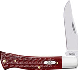 Case Cutlery Axe Handle Old Red Jigged Bone Folding Stainless Pocket Knife 10299