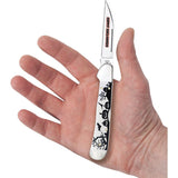 Case Cutlery Happy Halloween Copperlock White Folding Stainless Pocket Knife 10641