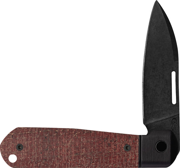 Case Cutlery Shot Show Highbanks Slip Joint Dark Red Micarta Folding CPM-20CV Knife 10768