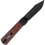 Case Cutlery Longhouse Linerlock Dark Red Micarta Folding 20CV Pocket Knife 10769