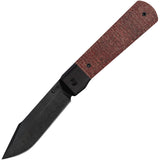 Case Cutlery Longhouse Linerlock Dark Red Micarta Folding 20CV Pocket Knife 10769