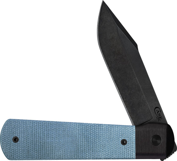 Case Cutlery Longhouse Linerlock Denim Micarta Folding 20CV Pocket Knife 10845