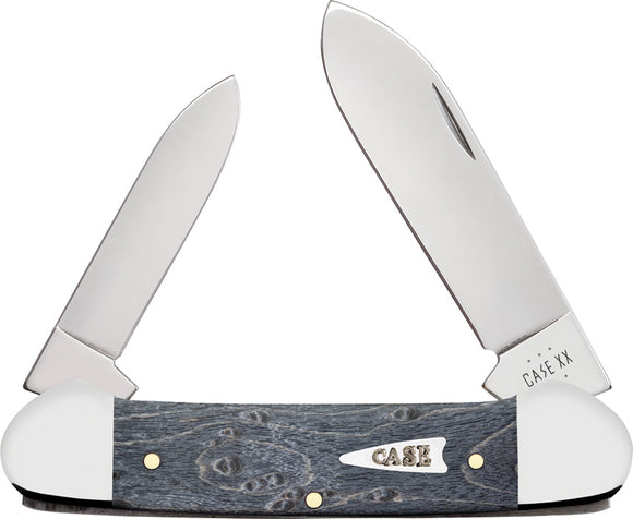 Case Cutlery Canoe Gray Birdseye Maple Folding Stainless Pocket Knife 11014