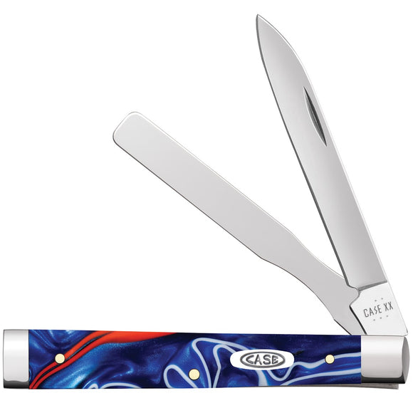 Case Cutlery Baby Doc Patriotic Kirinite Folding Stainless Pocket Knife 11227