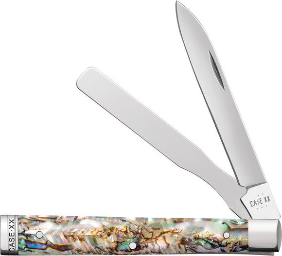 Case Cutlery Baby Doc Smooth Abalone Folding Stainless Pocket Knife 12029