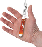 Case Cutlery Cheetah Cub Fathers Day Tequila Sunrise Bone Folding Stainless Pocket Knife 13363