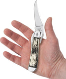 Case Cutlery Ford Russlock Natural Smooth Bone Folding Stainless Pocket Knife 14341