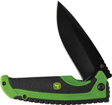 Case Cutlery John Deere TecX Linerlock Green & Black Folding Pocket Knife 15781