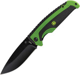 Case Cutlery John Deere TecX Linerlock Green & Black Folding Pocket Knife 15781