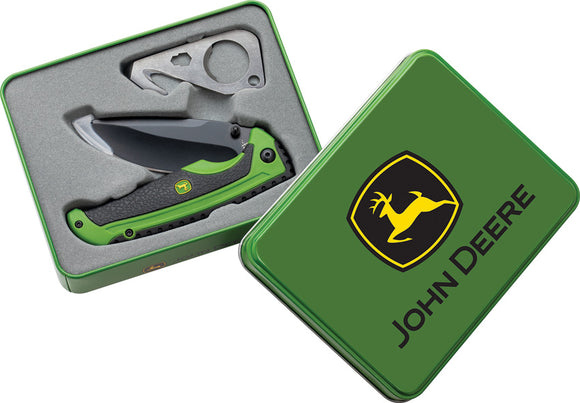 Case Cutlery John Deere TecX Black & Green Folding Knife & Multi-Tool Gift Set 15793