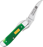 Case Cutlery John Deere Russlock Green Sawcut Bone Folding Stainless Pocket Knife 15798