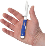 Case Cutlery Cheetah Cub Royal Blue Synthetic Folding Stainless Pocket Knife 16406