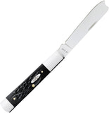 Case Cutlery Razor Black Folding Stainless Razor Fixed Blade Knife 18239