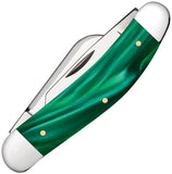 Case Cutlery Sowbelly Green Pearl Kirinite Folding Stainless Pocket Knife 24411
