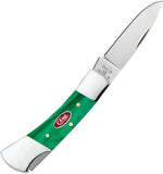 Case Cutlery Lockback Green Pearl Kirinite Folding Stainless Pocket Knife 24415