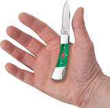 Case Cutlery Lockback Green Pearl Kirinite Folding Stainless Pocket Knife 24415