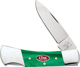 Case Cutlery Lockback Green Pearl Kirinite Folding Stainless Pocket Knife 24415
