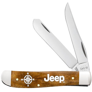 Case Cutlery Jeep Mini Trapper Antique Bone Folding Stainless Pocket Knife 27012