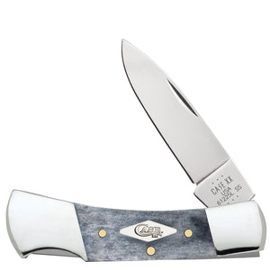 Case Cutlery Lockback Gray Smooth Bone Folding Stainless Pocket Knife 34205