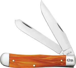 Case Cutlery Trapper Smooth Copper Kirinite Folding Stainless Pocket Knife 35300