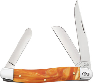 Case Cutlery Medium Stockman Smooth Copper Kirinite Folding Stainless Pocket Knife 35301