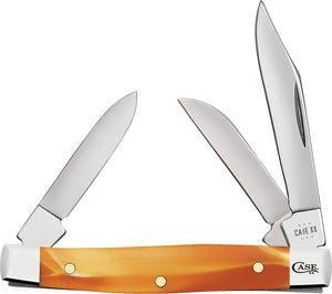 Case Cutlery Small Stockman Smooth Copper Kirinite Folding Stainless Pocket Knife 35303