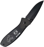 Case Cutlery RAM TecX Linerlock Black Stainless Folding Pocket Knife 37483