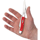 Case Cutlery Pocket Knife Stockman Red G10 Folding Stainless Blade 45401