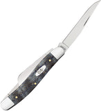 Case Cutlery Medium Stockman Blue Curly Oak Wood Folding Stainless Pocket Knife 47492