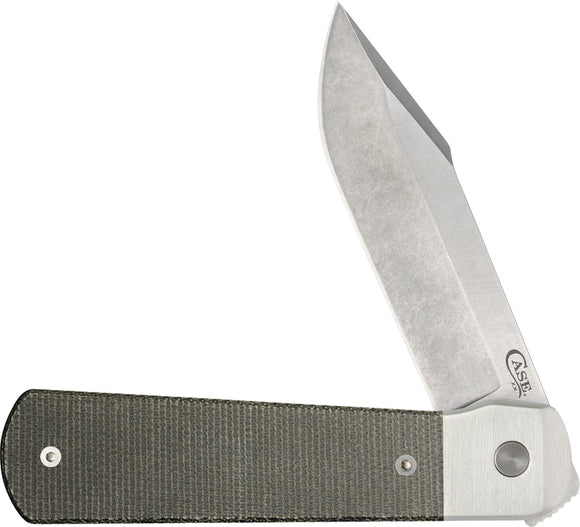 Case Cutlery Longhouse Linerlock OD Green Folding CPM-20CV Pocket Knife 50911
