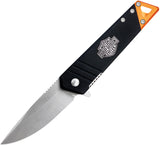 Case Cutlery Harley Davidson Tec X Linerlock Black Aluminum Folding Pocket Knife 52272