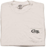 Case Cutlery XX Black Logo Pocket White Large Short Sleeve Men's T-Shirt 52494