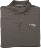 Case Cutlery XX Logo Polo Medium Gray Three Buttonned Collared Shirt 52499